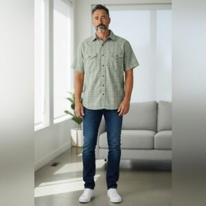 Carhartt Men's Size XL Rugged Flex Button Up Shirt